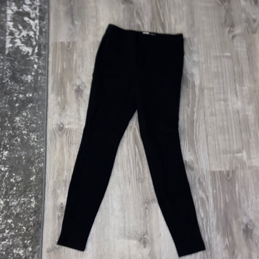 Black Skinny Stretch Work Pants